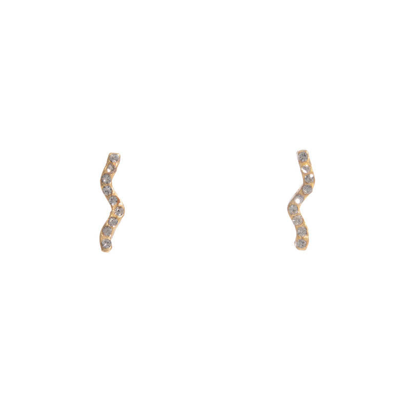 Wavy Stick Earrings