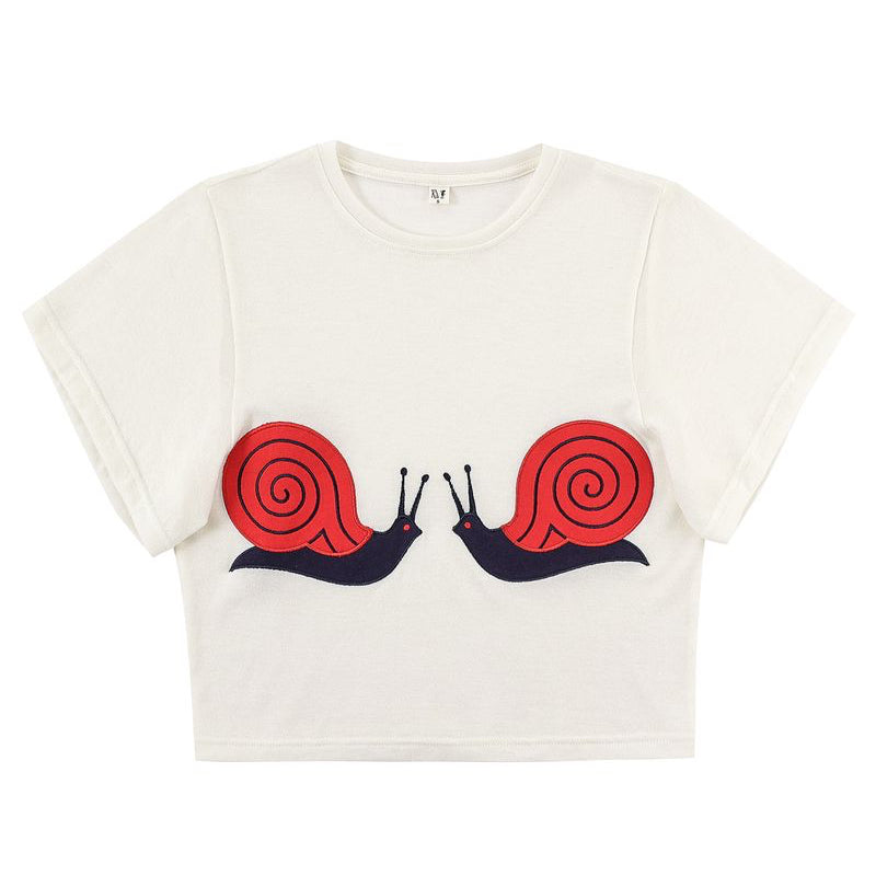 Snail Wool Blend Tommy Tee