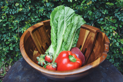 Acacia Wood Salad Bowl