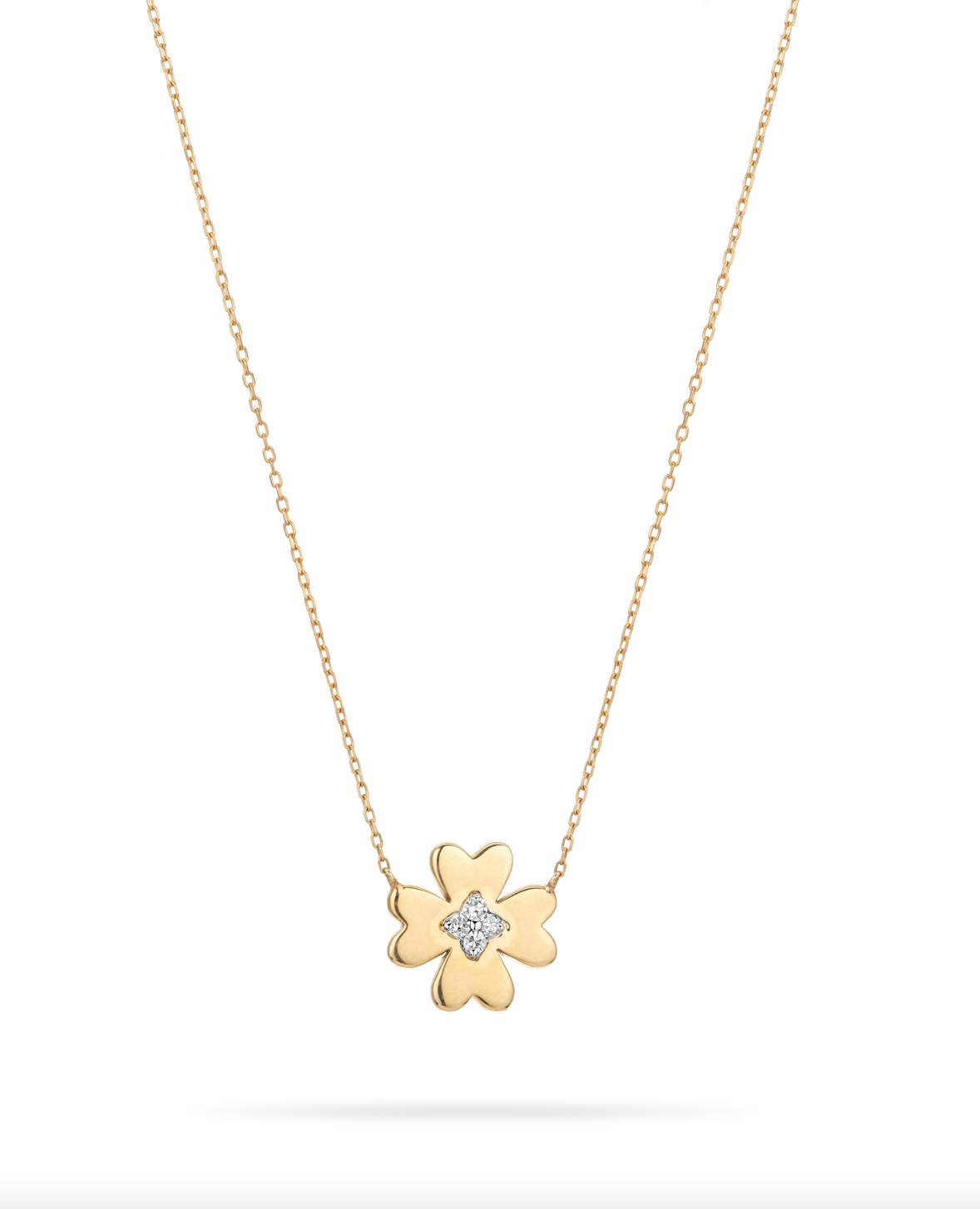 Diamond Clover Necklace