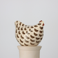 White Speckled Black Hen