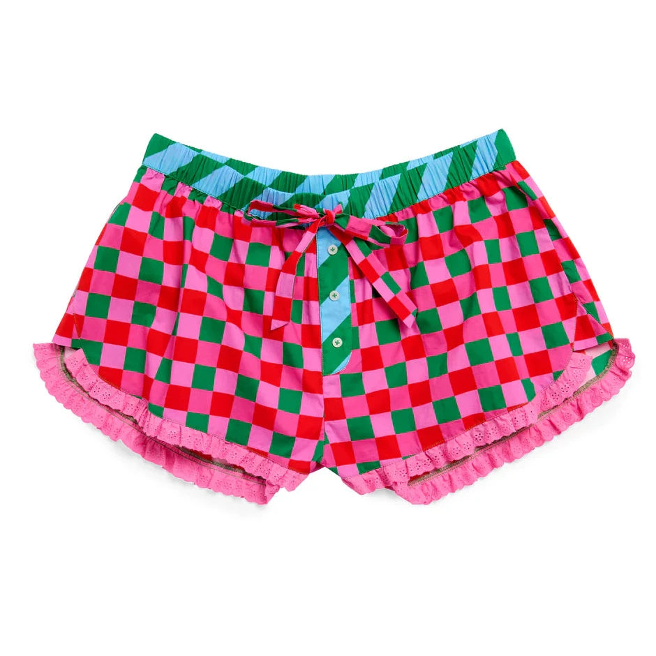 Checkered Boxer Short - Multi