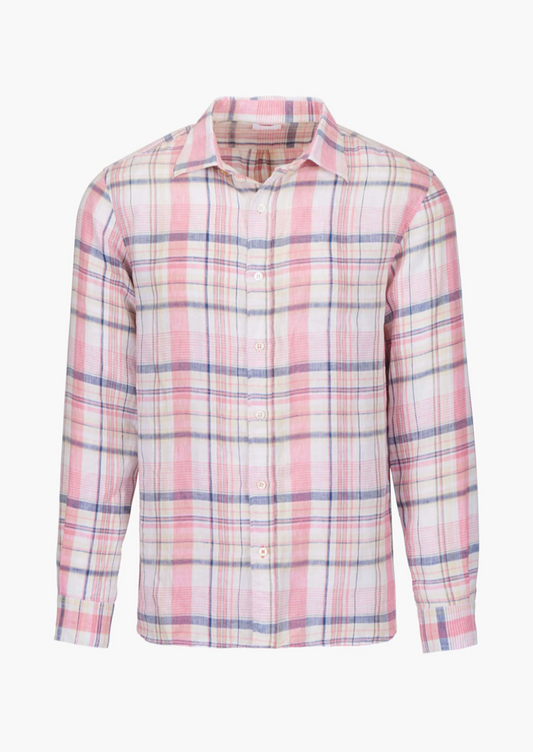 Amalfi Plaid Linen Shirt