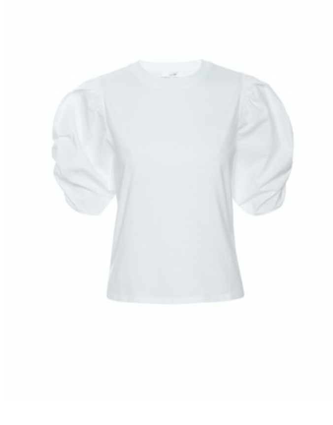 Pleated Puff Sleeve Tee