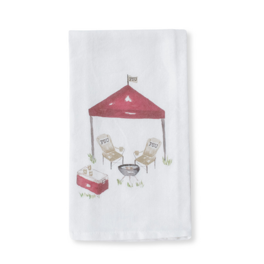 French Graffiti Kitchen Towel