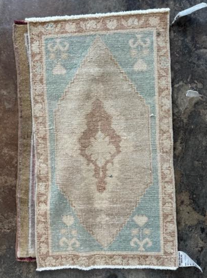 Vintage Mini Oushak Rug - 2'x3'