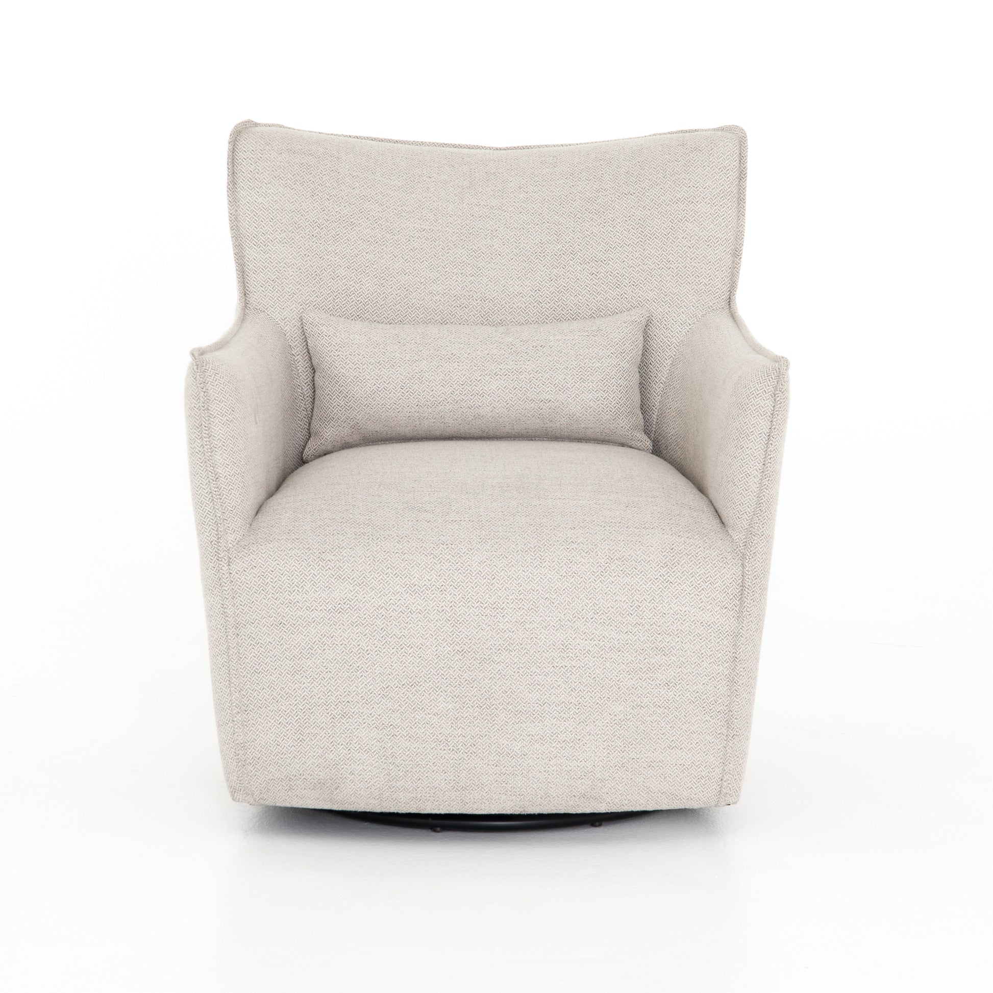 James Swivel Chair - Noble Platinum