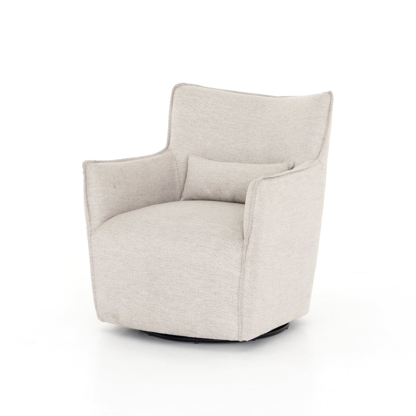 James Swivel Chair - Noble Platinum