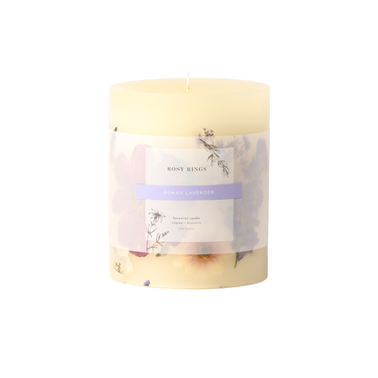 Botanical Candle - Small Round - Lemon Blossom + Lychee