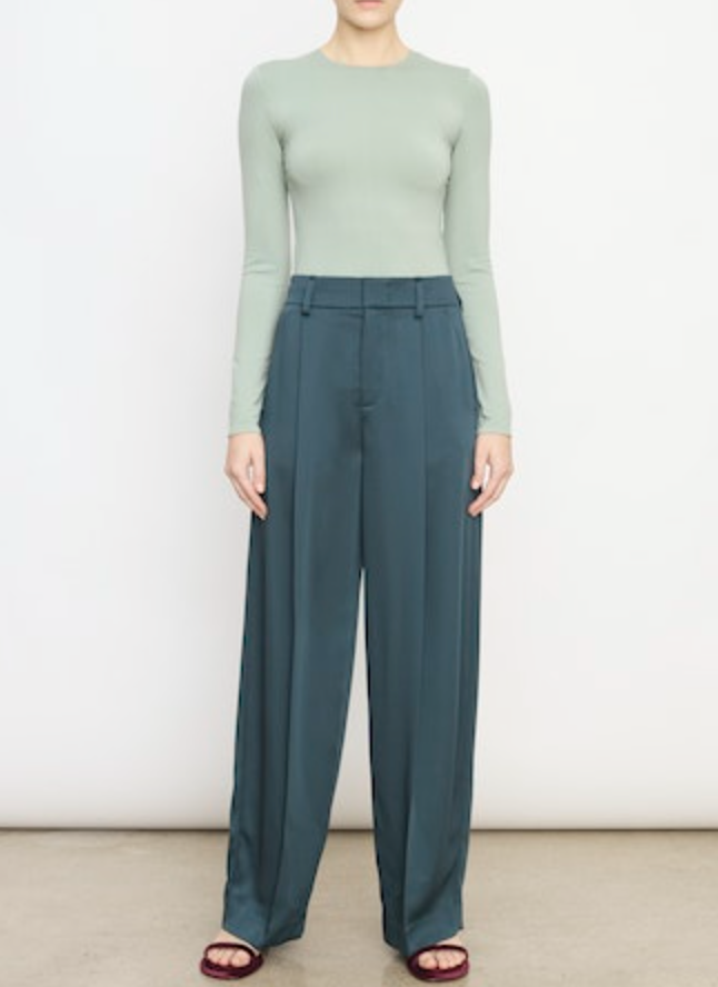 Satin Wide Leg Pant