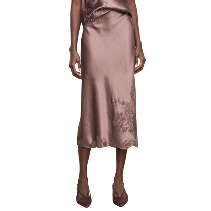 Embroidered Slip Skirt