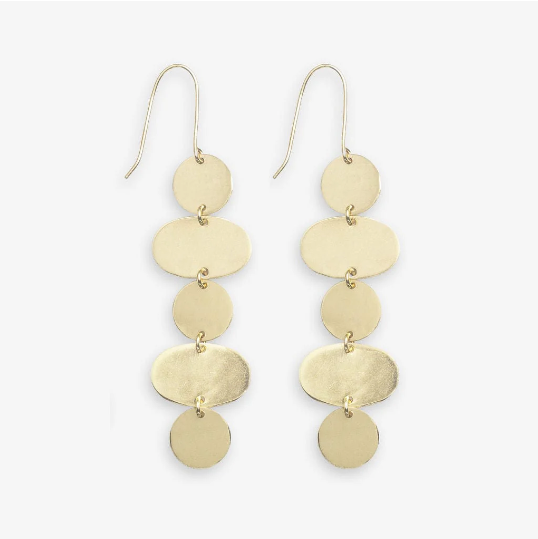 Gretchen Oval Circle Earrings