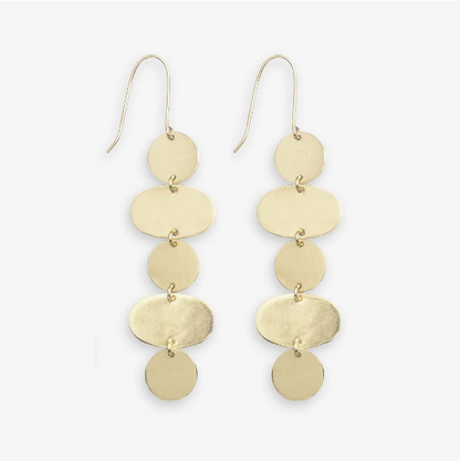 Gretchen Oval Circle Earrings