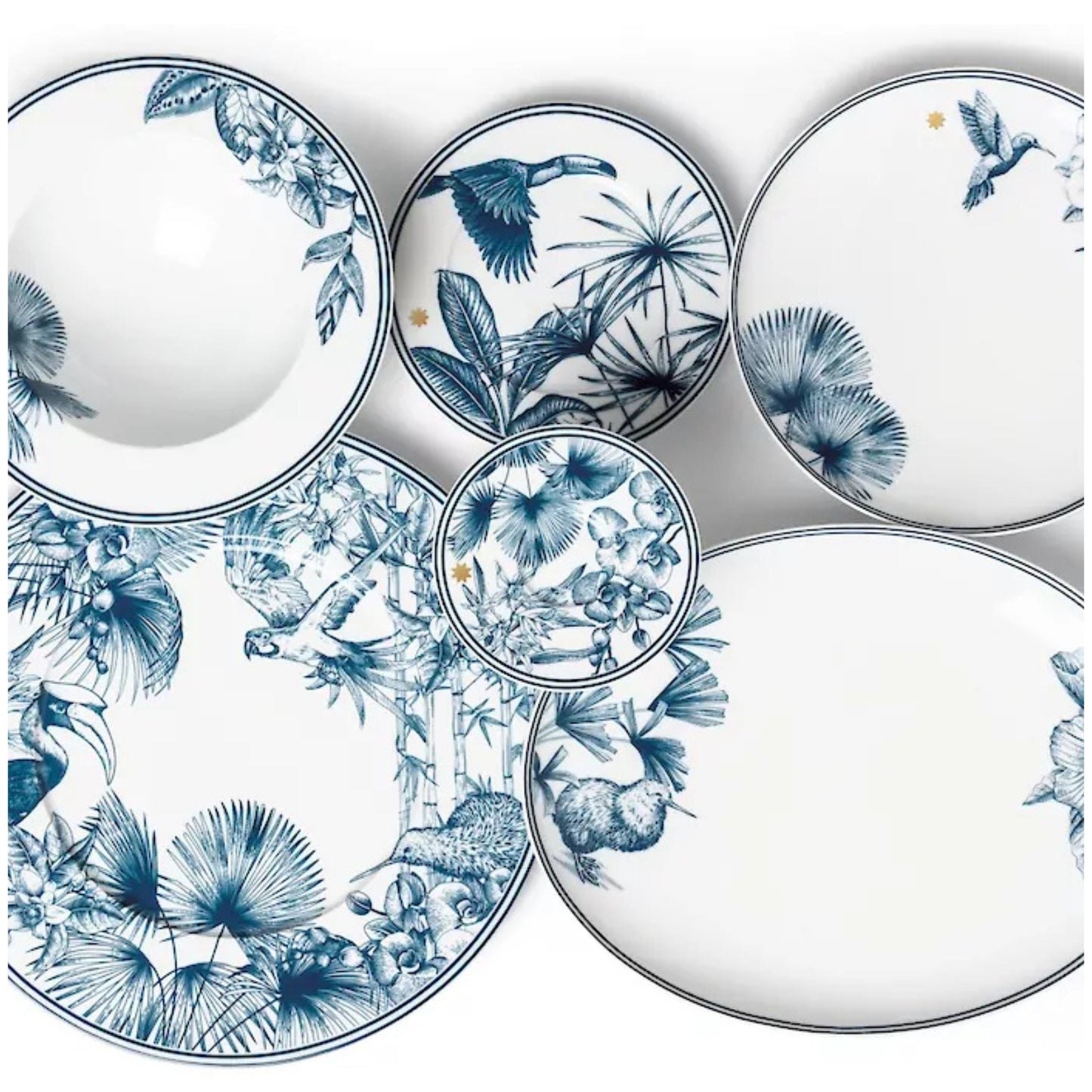 Paraíso Blue - Buffet Plate