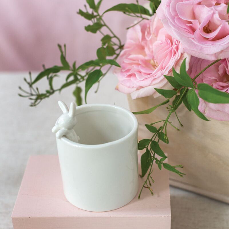 Peeking Bunny Pot