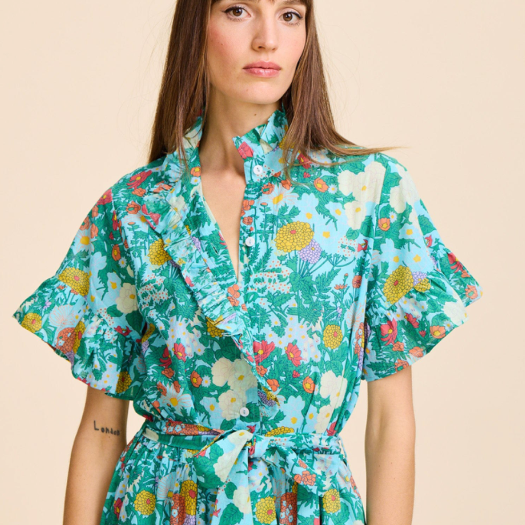 Victoria Dress - Swedish Garden