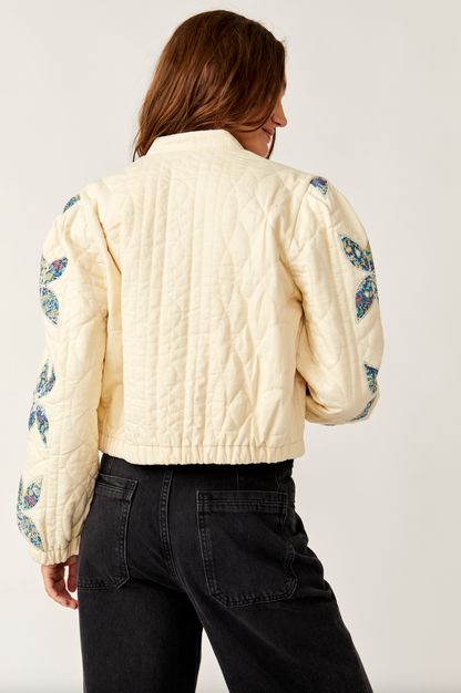 Quinn Quilted Jacket Prin