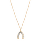 Baguette Wishbone Necklace - Y14