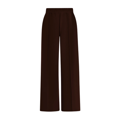 The Wide Leg Pant 28- Coffee Bean