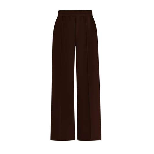 The Wide Leg Pant 28- Coffee Bean