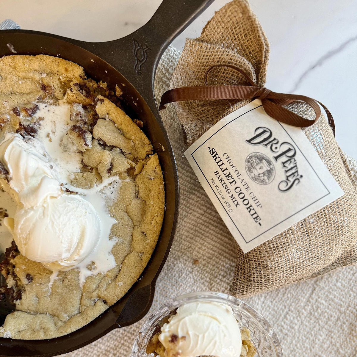 Chocolate Chip Skillet Cookie