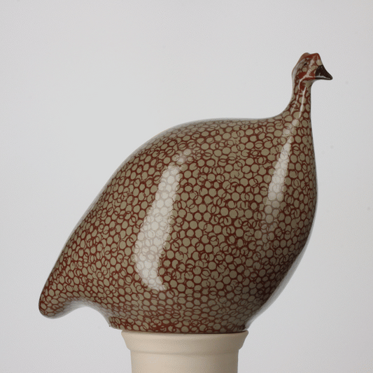 Guinea Fowl Grey Spotted Bordeaux