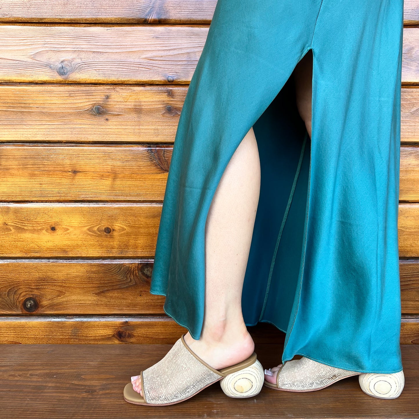 Midi Dress with Side Slit