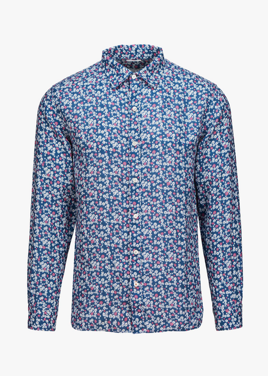 Amalfi Printed Linen Shirt