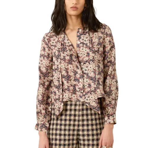 Chancery Sepia Floral Shirt