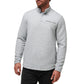 Transatlantic Quarter Zip - Heather Light Grey