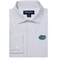 University of Florida Leeward Dress Shirt - White Navy Mini Grid