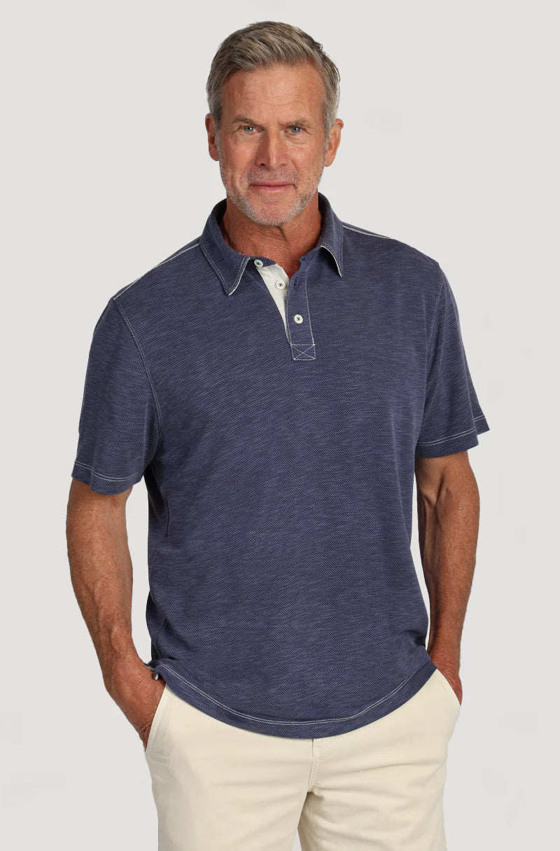 Sueded Dobby Modal Tencel S/S Polo