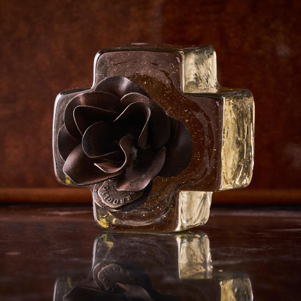 Hand Cast Rosa Cross w/ Rose