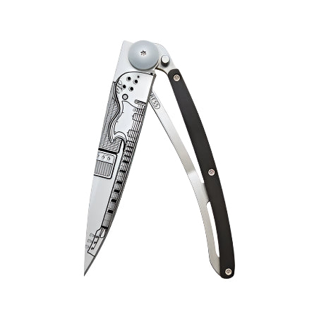 37g Ebony Wood Knife - Rock n' Roll