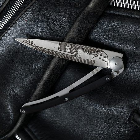 37g Ebony Wood Knife - Rock n' Roll