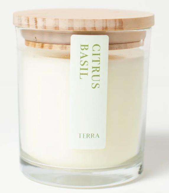 Citrus Basil Candle