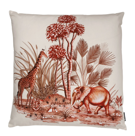 Thanda Toile Pillow - Plum