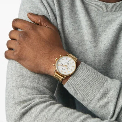 Canfield 2 Eye Chrono - 43mm | Gold Bracelet