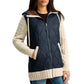 Barrows Knit-Sleeve Quilted Jacket