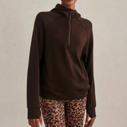 Karo Half-Zip Hooded Sweat