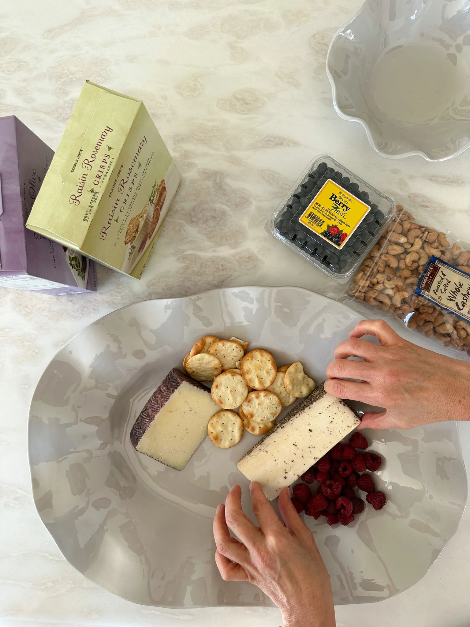 21" Large Wavy Oval Platter