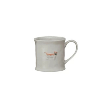 Embossed Stoneware Mug - 8oz