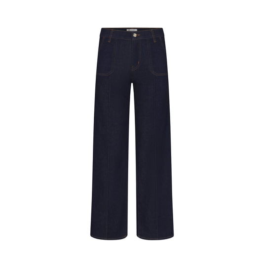 Le Slim Palazzo Pintuck Pocket