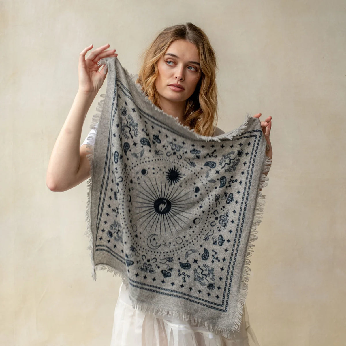 Mini Cosmic Rodeo Cashmere Bandana