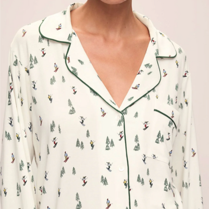 Gisele Long PJ - Ski Chalet Ivory/Pine