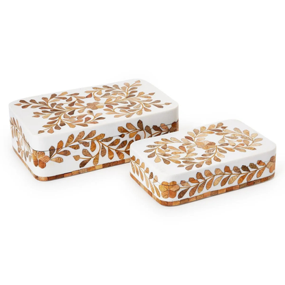Natural Covered Box