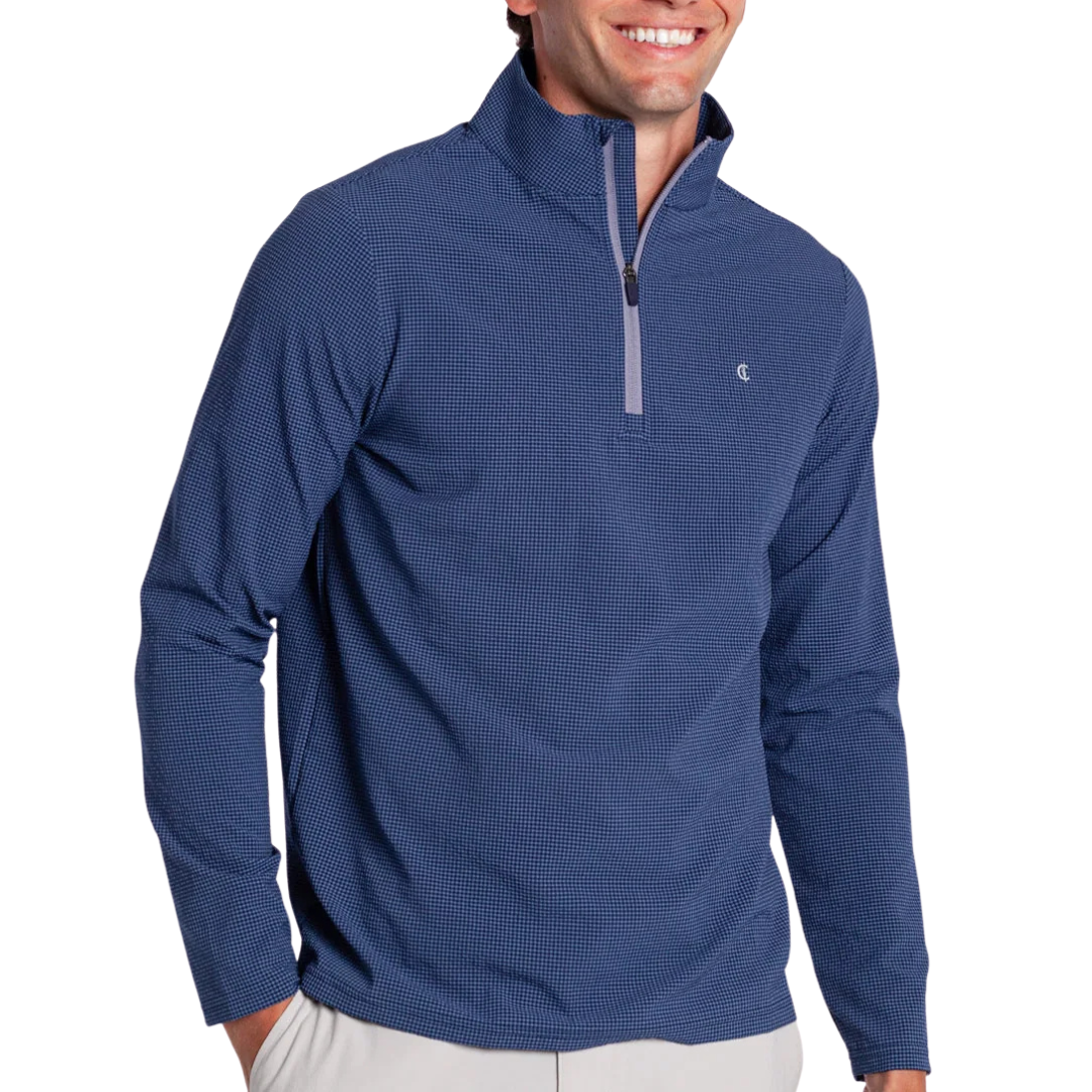 Seersucker Performance Pullover