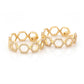 Honeycomb Hoop Earrings