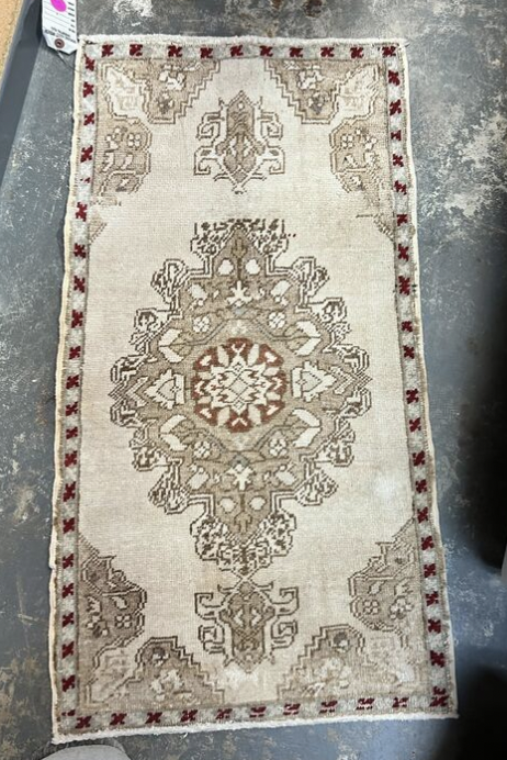 Vintage Mini Oushak Rug - 2'x3'
