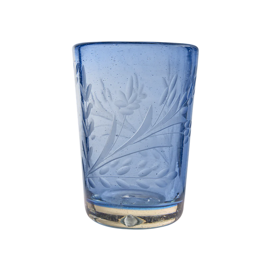 El Predilecto Etched Vaso - Azure